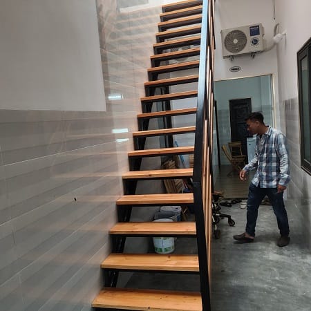 Mẫu lan can cầu thang sắt bay đẹp nhất
