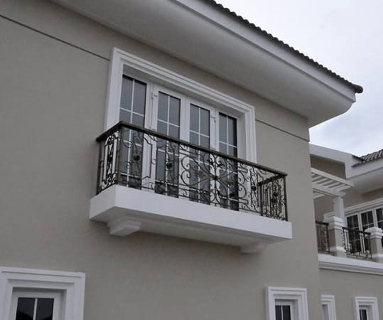 Mẫu lan can sắt nghệ thuật ban công