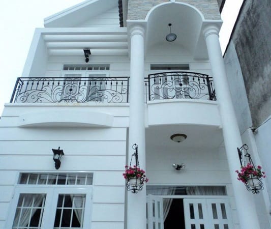 Mẫu lan can sắt nghệ thuật đơn giản