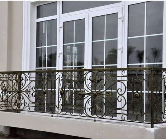 Mẫu lan can sắt nghệ thuật nhà ống