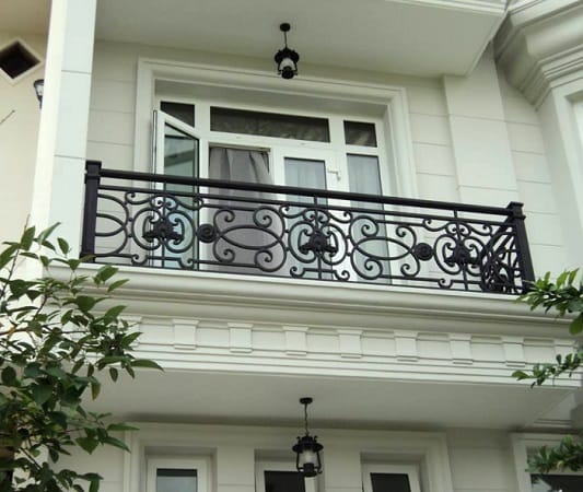 Mẫu lan can sắt nghệ thuật